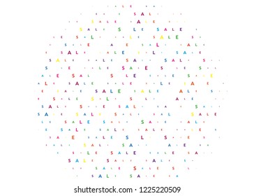 Sale background, frame. Vector illustration