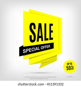 Sale background. Sale image. Sale vector. Sale banner on a abstract gray background. Discount banner. Special offer poster. Sela poster eps 10. Sale tag. Sale art. 