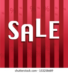 sale background with percent discount pattern.