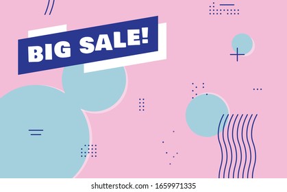 Vector de fondo de venta para web o impresión
