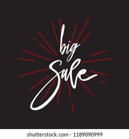 Sale badge banner. Big sale black friday icon.