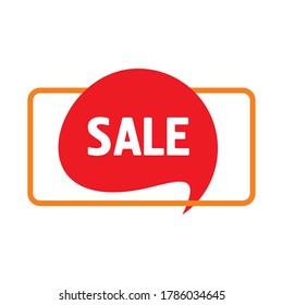 Sale badge icon vector. Modern design