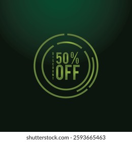 Sale Badge Set. 50% Off, Mega Sale, Big Sale and Sale Special Offer Badge Shopping Concept Vector Design