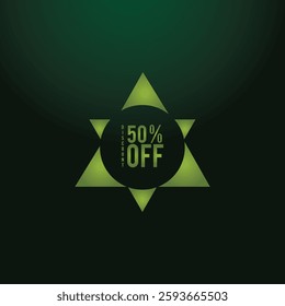 Sale Badge Set. 50% Off, Mega Sale, Big Sale and Sale Special Offer Badge Shopping Concept Vector Design