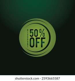 Sale Badge Set. 50% Off, Mega Sale, Big Sale and Sale Special Offer Badge Shopping Concept Vector Design