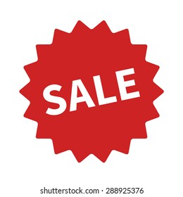 Sale Badge Or Sale Sticker Flat Vector Icon For Apps And Websites