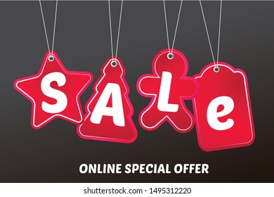 sale badge and tag design collection design vector illustration and sticker design