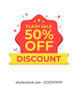 Sale badge. Sale tag, sticker. Shopping promotion tag. Special offer. Discount sale banner for retail advertisement, e-commerce, social media, online store