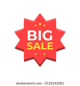 Sale badge. Sale tag, sticker. Shopping promotion tag. Special offer. Discount sale banner for retail advertisement, e-commerce, social media, online store