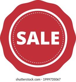 Sale Badge using simple shapes.