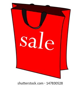 sale bag vector
