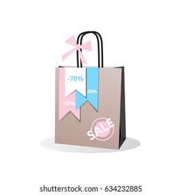 Sale bag . Vector .