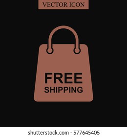 Sale bag vector icon