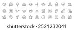 Sale bags, Power bank and Brain working line icons. Pack of Delivery change, Sports stadium, Kpi icon. Cut, Ice cream, Weather thermometer pictogram. One love, Hair dryer, Star. Line icons. Vector