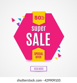 Sale banner.