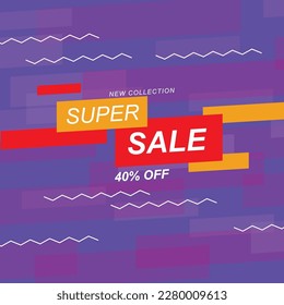 Sale banner background. Design template. Vector illustration.