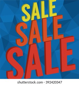 Sale Banner Background Vector Illustration