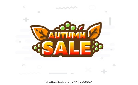 Sale Banner Badge Mockup. Autumn Discount Logo Special Offer. Colorful Market Icon. Mega Hot Price Black Friday
