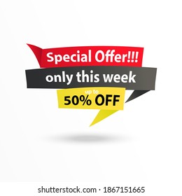 sale banner badge vector design for promote your product.fit for the design of a logo, flyer or presentation. Vector.