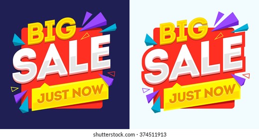 Sale banner, badges, design vector illustration. Hot Big sale banner, sellout poster, best flyer, sale vector. Badges vector discount