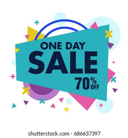 Sale banner, big sale. Discount banner for your store