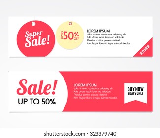 Sale banner design