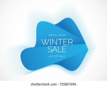 Sale banner design template for discount and promotion. Advertising element, Sticker banner tag for online, up to 50% off. Vector illustration, eps 10