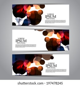 sale banner design template set