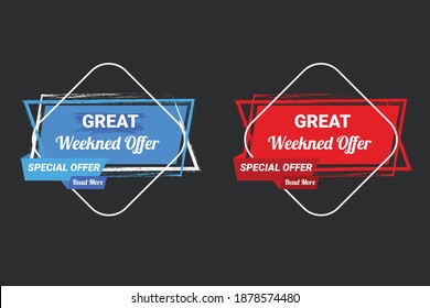 Sale Banner Design template, vector illustration.
