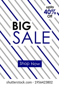 Sale Banner Design Template. Vector Illustration.