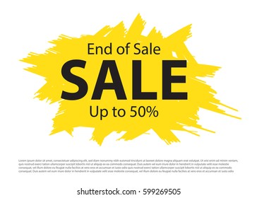 Sale banner design vector