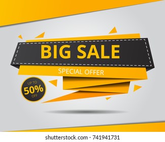 Sale Banner Design Vector