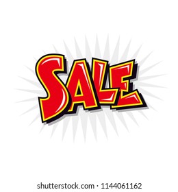 Sale banner design, Vector illustration