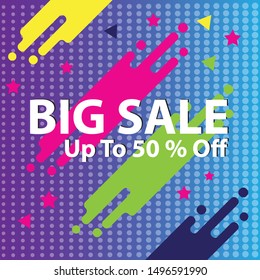 sale banner design vector image