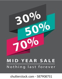 Sale banner design vector_4