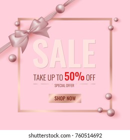 Sale banner design.Vector illustration