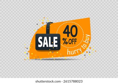 Sale Banner With Discount Vector