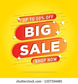 Sale banner editable vector, big sale, special offer
