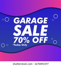 Sale banner. Garage sale tags collection. Vector poster, banner, and labels isolated.