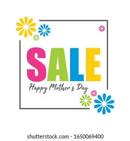 Sale banner. Happy Mothers day