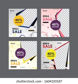 SALE -  BANNER ILLUSTRATION VECTOR