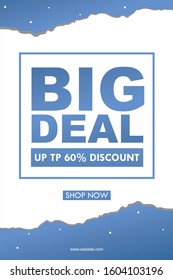 SALE -  BANNER ILLUSTRATION VECTOR