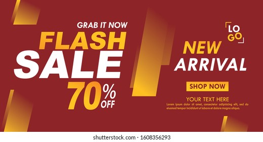 SALE - BANNER ILLUSTRATION VECTOR