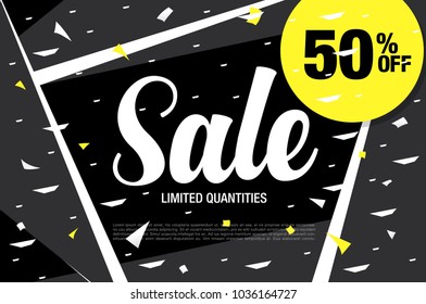 sale banner layout design