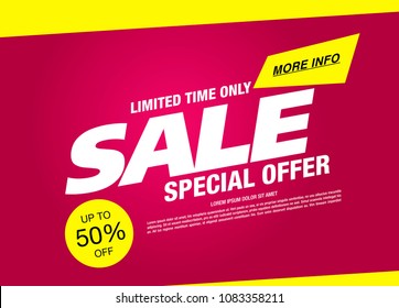 sale banner layout design