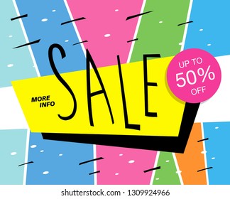 sale banner layout design