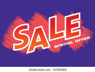 sale banner layout design