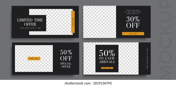 Sale banner layout design. Set of bright vibrant banners, posters, cover design templates, social media stories wallpapers