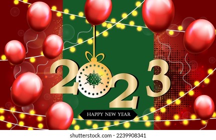Sale banner layout design template with balloons. Advertising Poster design.Vector illustration.