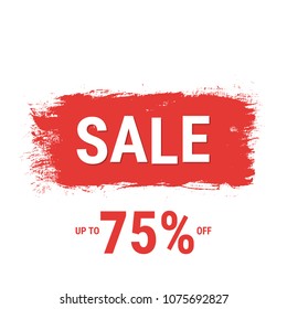 sale banner layout design. Vector illustration stock vector